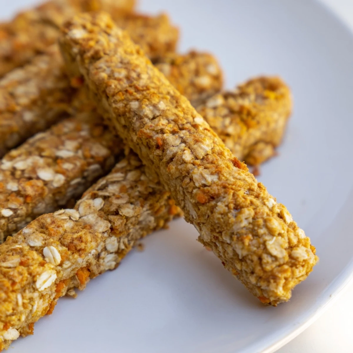 Apple and carrot dog sticks