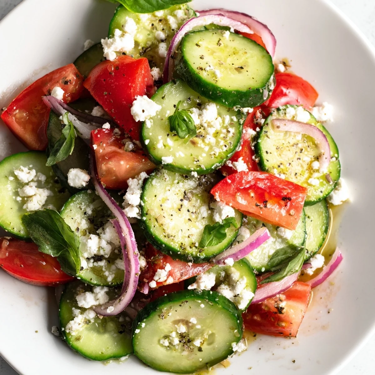 Italian Cucumber Salad