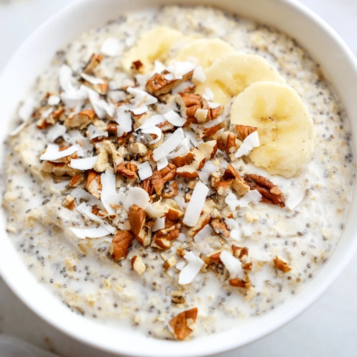 Coconut Cream Pie Overnight Oats