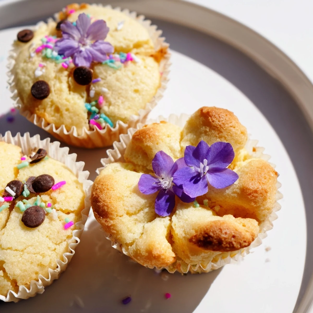 Steamed Blooming Cupcakes No Oven