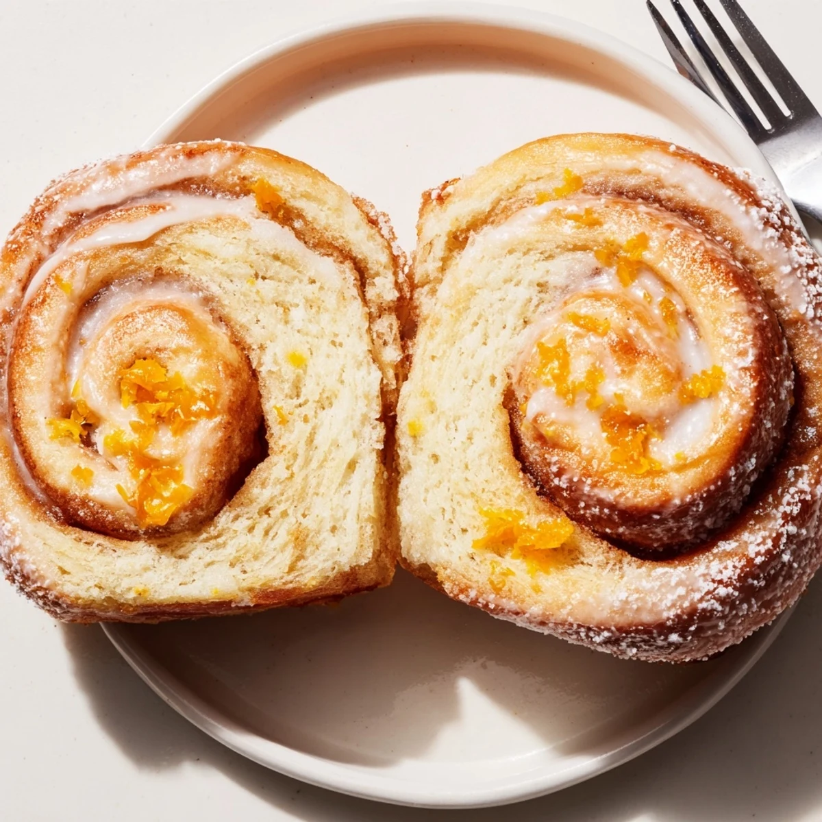 Orange Cardamom Morning Buns Recipe: golden, sticky swirls glazed, warm from oven