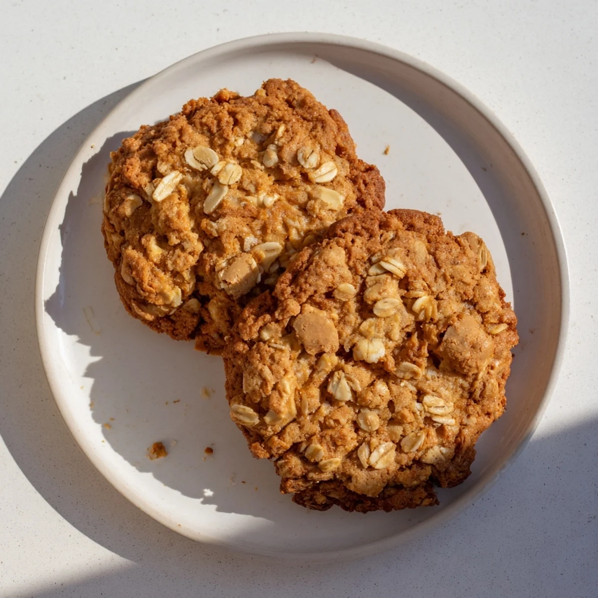 Chewy spiced cookies studded with crunchy Lotus Biscoff pieces, freshly baked with soft centers and crisp edges