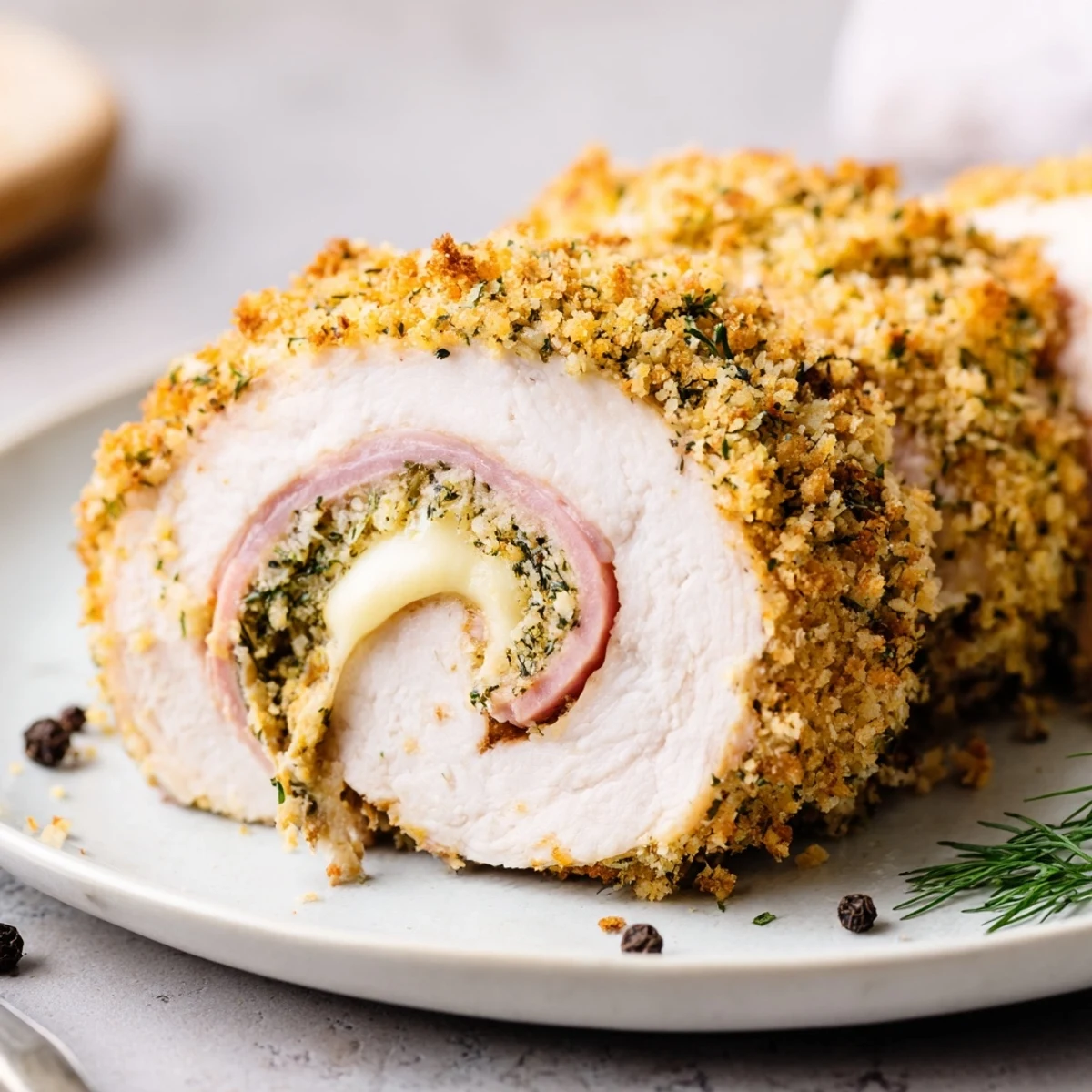 Warm Crispy Pickle Brined Chicken Rolls served with tangy coleslaw and lemon