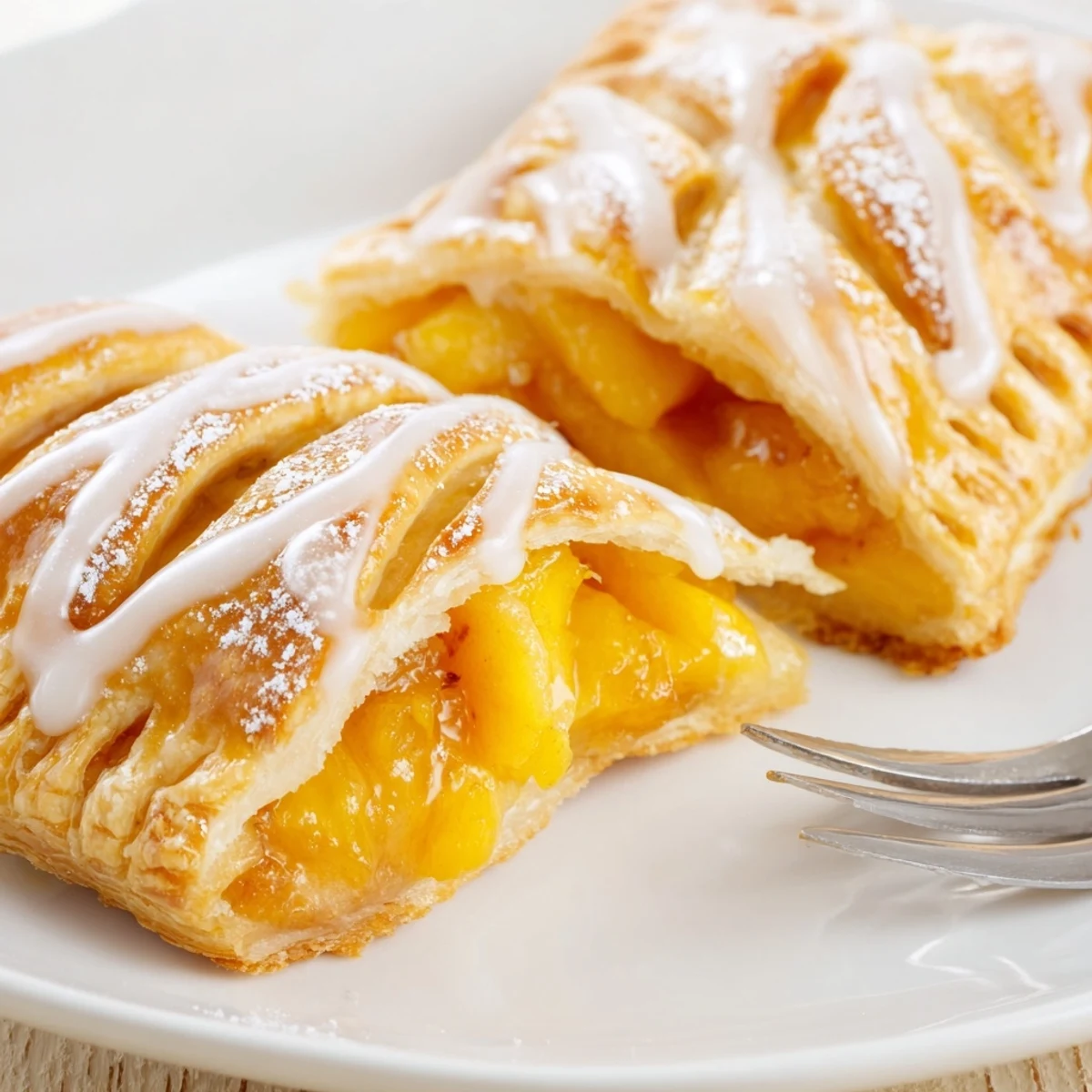 Buttery-scented Peach Pop Tarts Classic served warm with milk or coffee