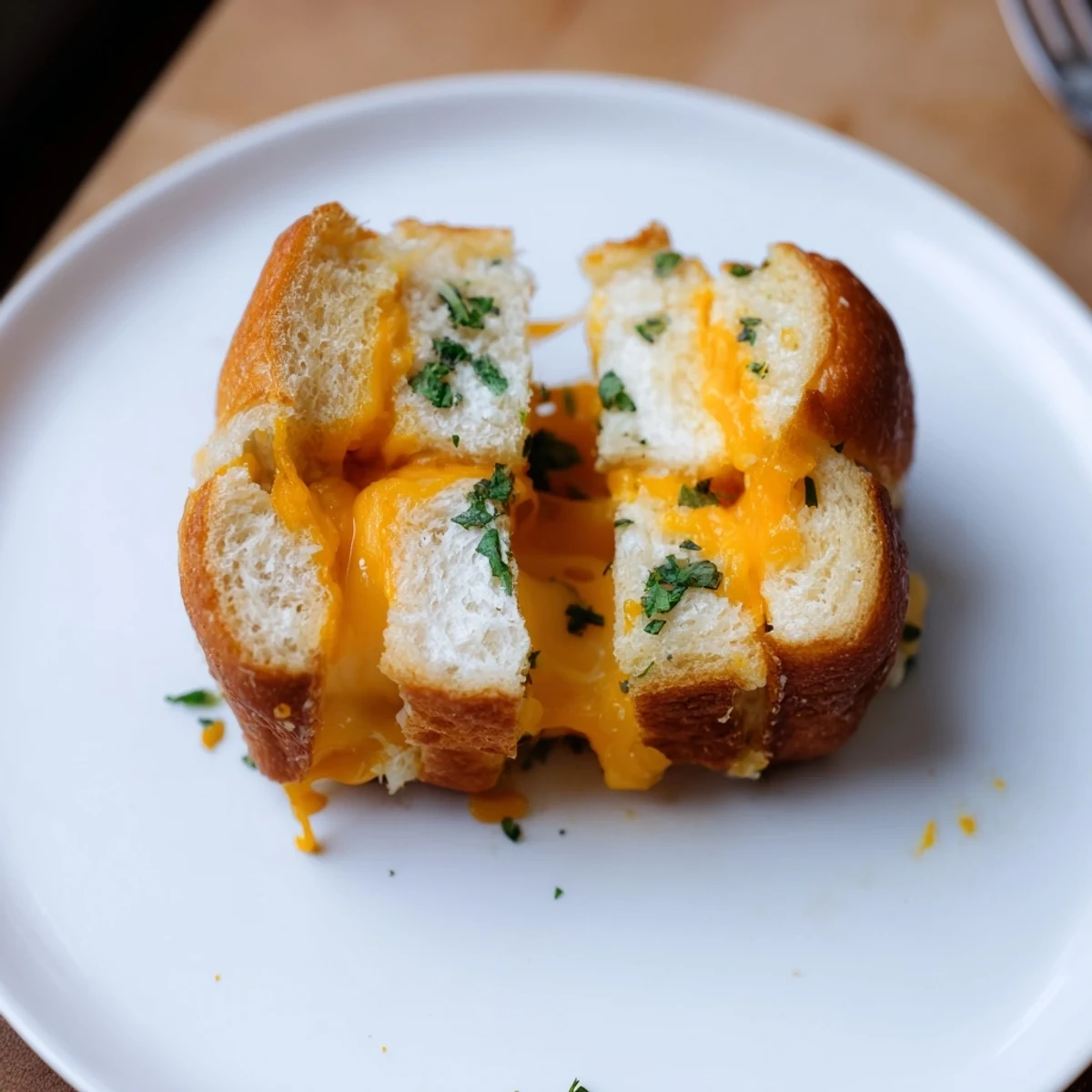 Mini Grilled Cheese Hawaiian Rolls Recipe: golden, buttery tops with gooey cheese pull