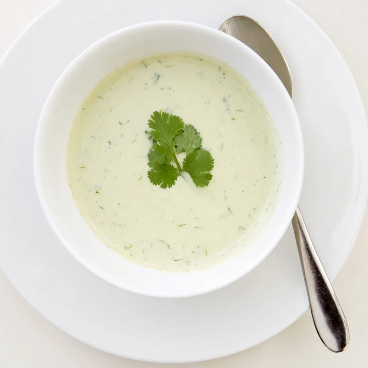 Creamy cilantro lime sauce drizzled over grilled chicken tacos with fresh salsa toppings