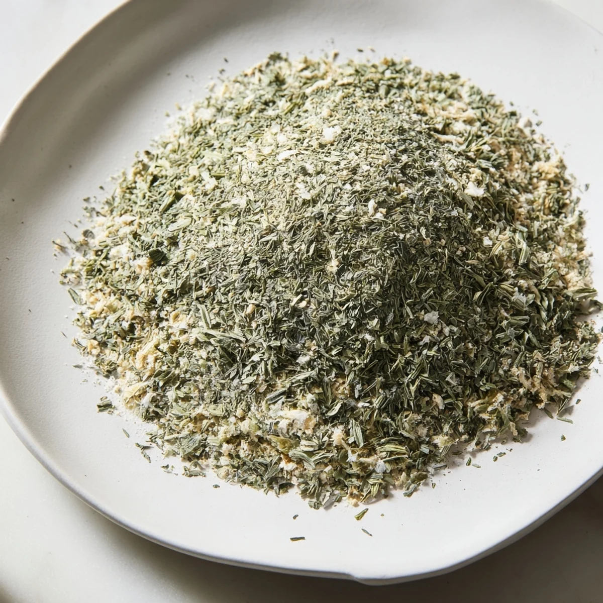 Close-up of Dehydrated Tzatziki Seasoning Mix sprinkled over grilled chicken