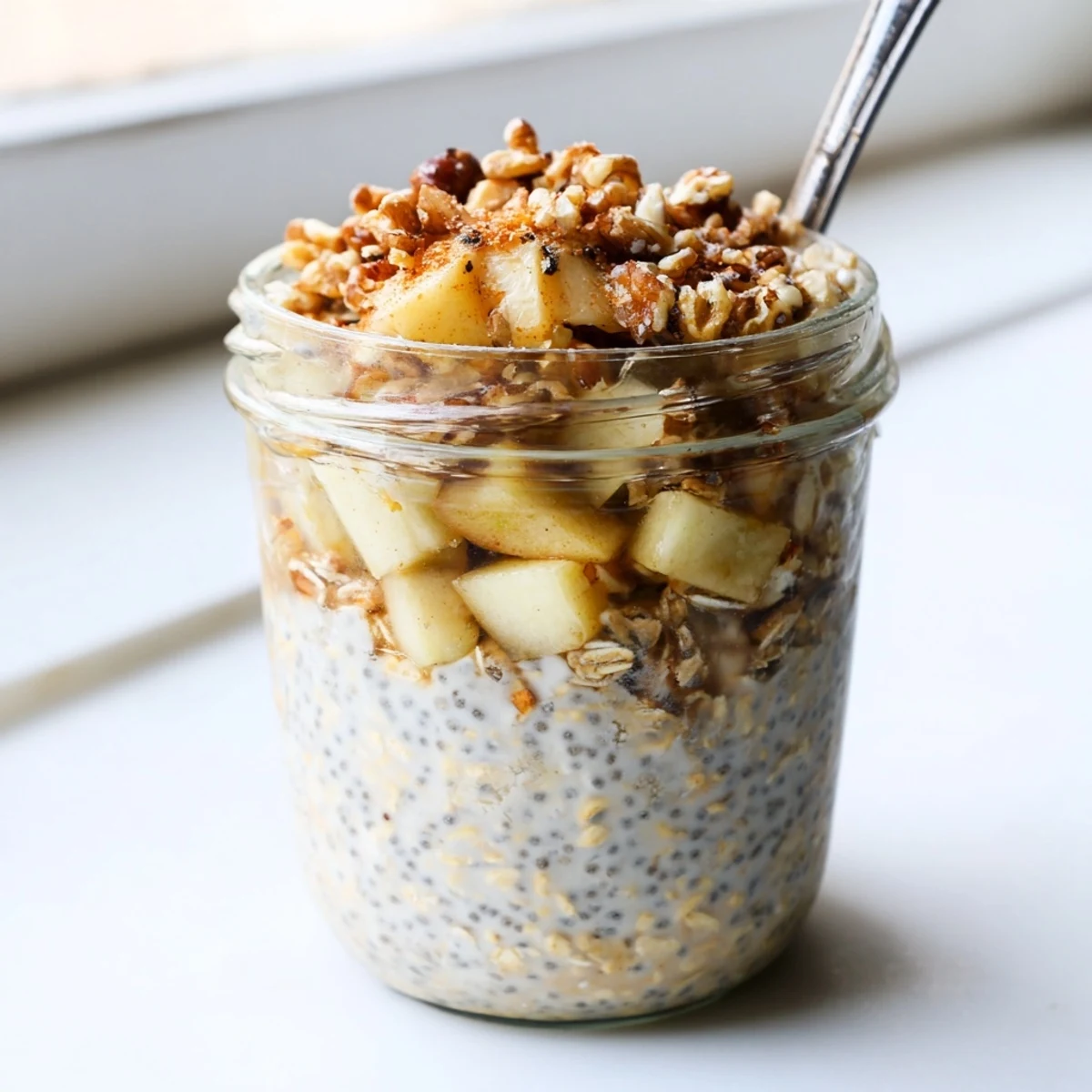 Apple Crumble Overnight Oats