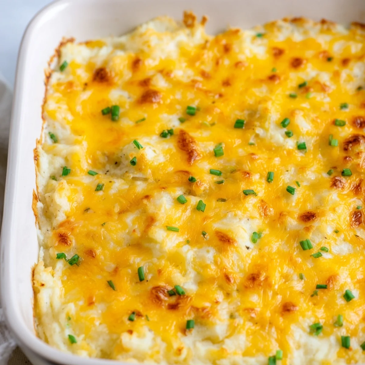 Cheesy Onion Mashed Potatoes