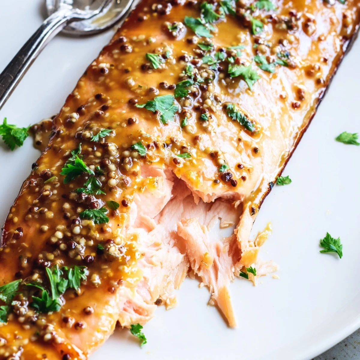 Baked Honey Mustard Salmon