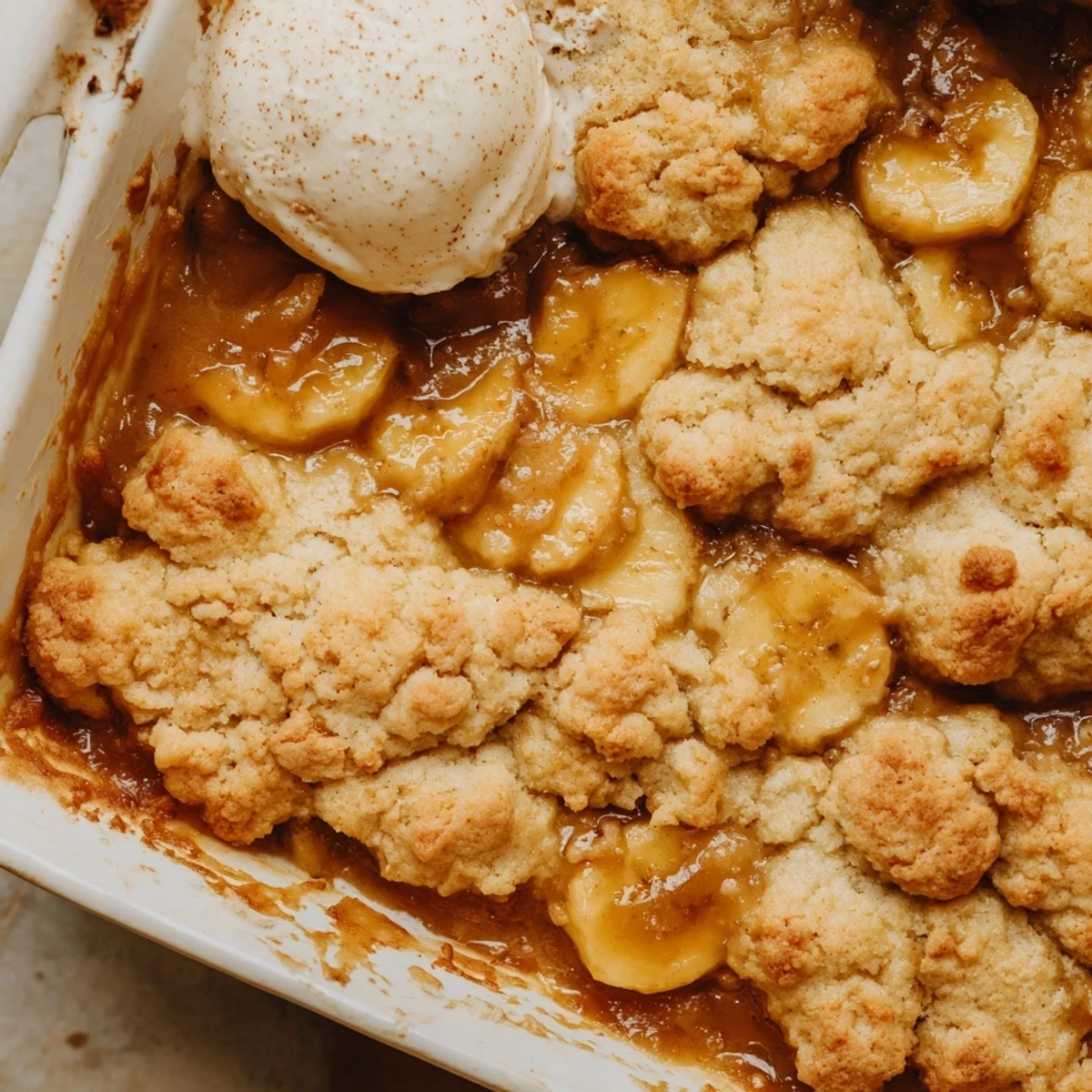 Southern Banana Cobbler